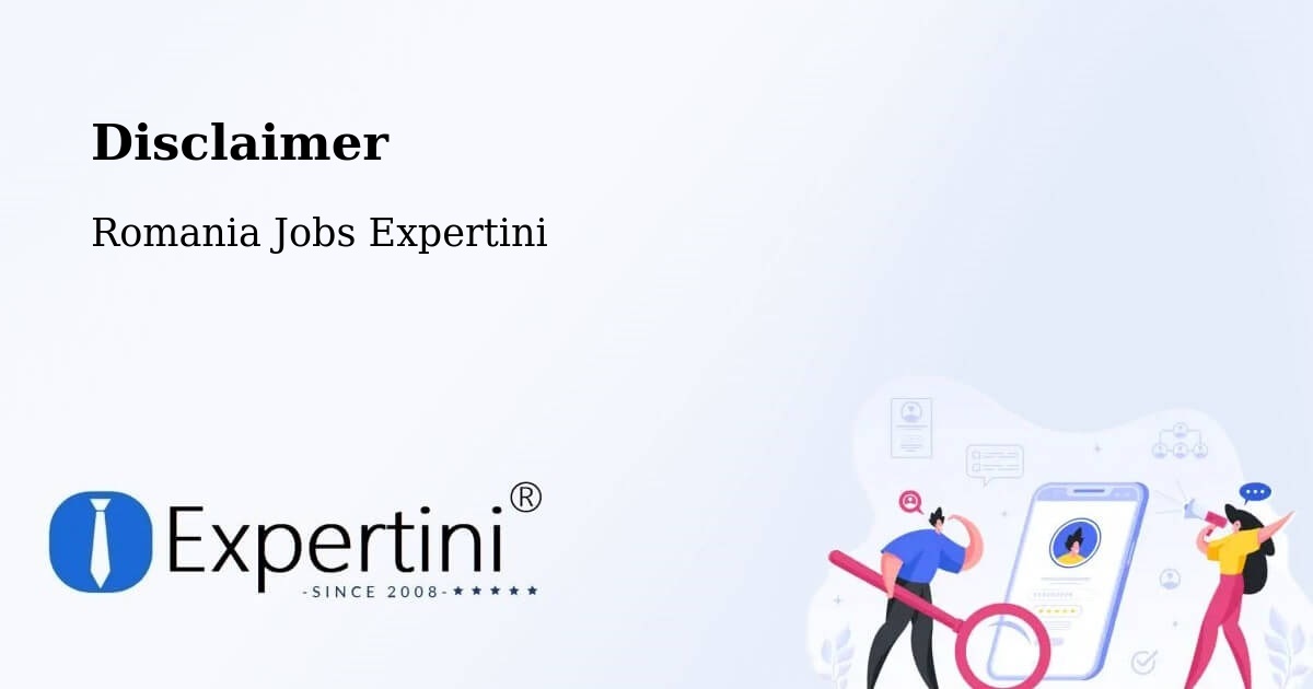 Disclaimer – Priboiu - Romania Jobs Expertini